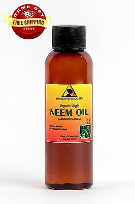 Neem Oil Organic Unrefined Concentrate Virgin Cold Pressed Raw Pure 2 Oz