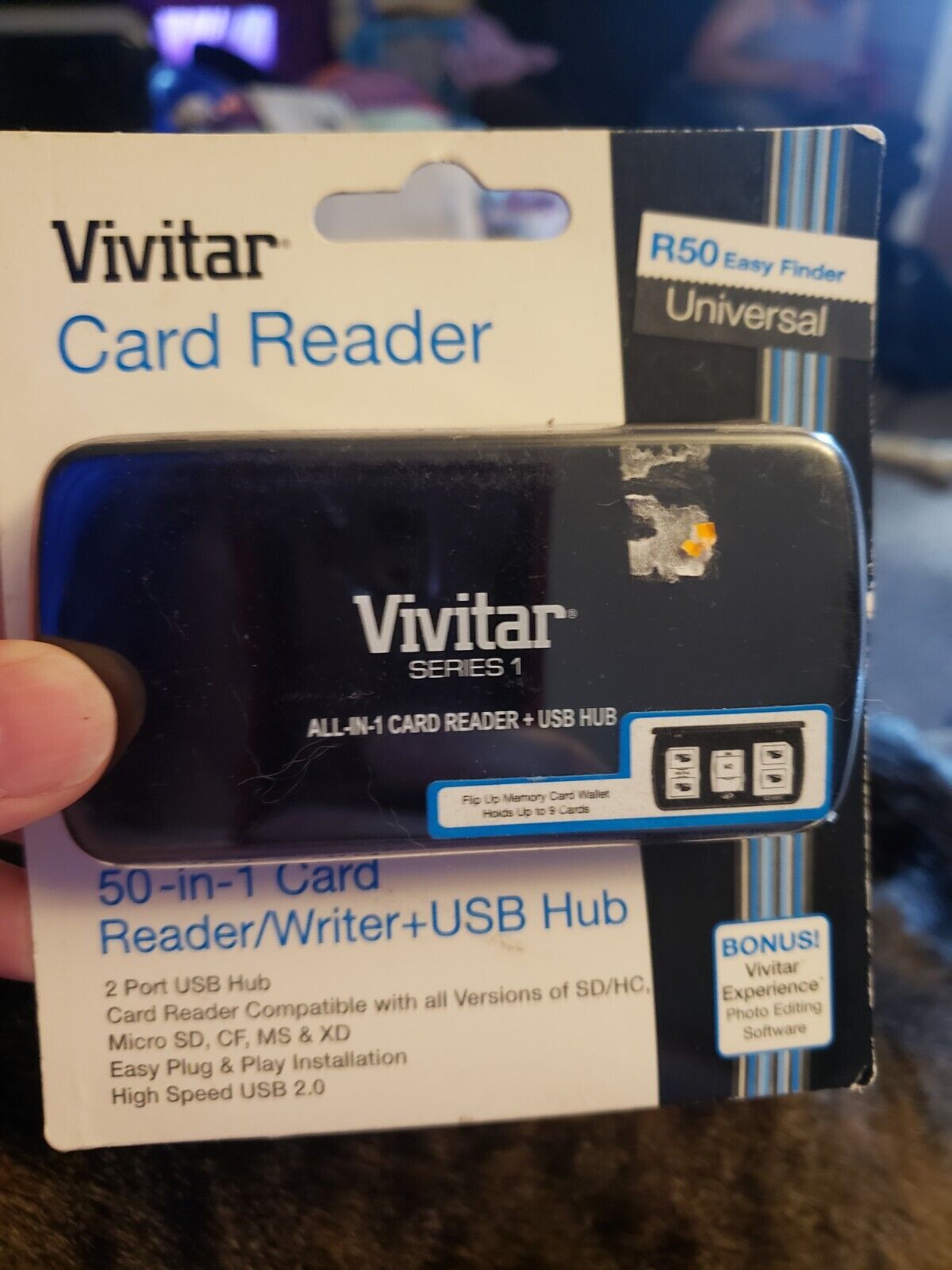 Vivitar 50 In 1 Card Reader/writer + Usb Hub
